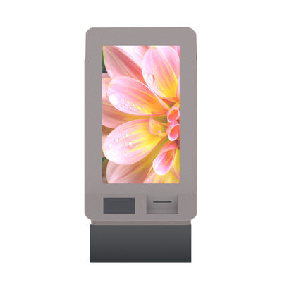 30KG Large Scale Restaurant Self Service Ordering Kiosk Split Screen Self Service Food Kiosk