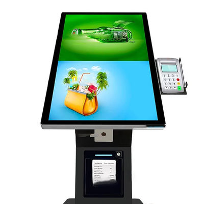 Wall Mounted Self Service Touch Screen Kiosks 21.5'' Self Service Ordering Machine
