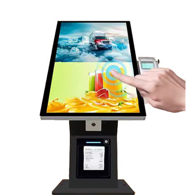 Wall Mounted Self Service Touch Screen Kiosks 21.5'' Self Service Ordering Machine