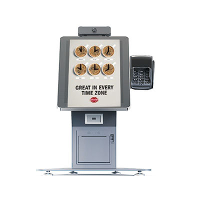 Sunlight Readable Restaurant Self Ordering Kiosk Outdoor For Parks Transit Stations Markets