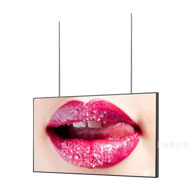 Shop Window LCD Display 55 65 Inch 3000 Nit  Hanging Advertising Digital Signage