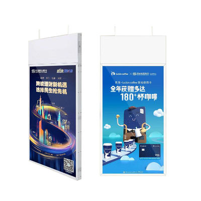 High Brightness Integrated Window LCD Display Dual Sided Aluminum Alloy Frame