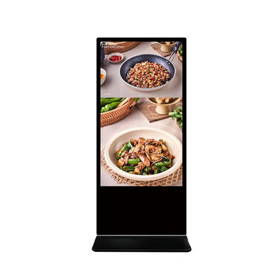 High Resolution Digital Window Display Screens Kiosk Media Screen 21.5 Inch Wall Mount