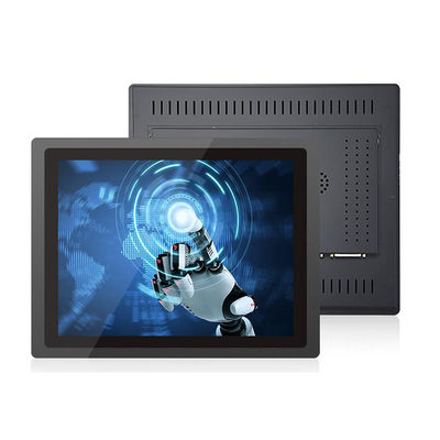 Rear Mount Industrial  Fanless Touch Panel Pc Android IP65 Waterproof RS232 Embedded Display
