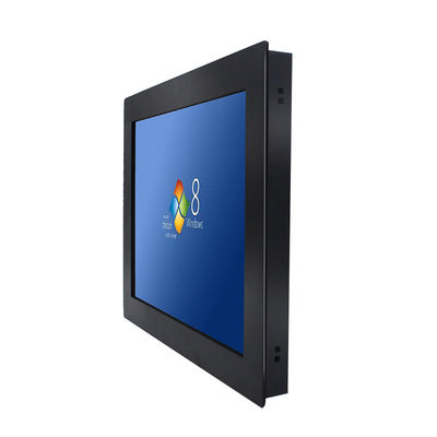 IP65 Matel Case Industrial Touchscreen Pc Embedded Fanless 12-36V DC HMI Capacitive