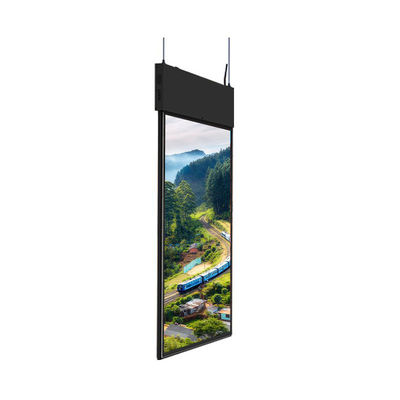 Multi-Touch Standalone Transparent Signage Display Commercial Clear Digital Display