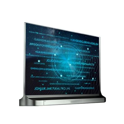 Science And Technology Exhibitions Transparent Digital Display By Pen Finger Touch Writing