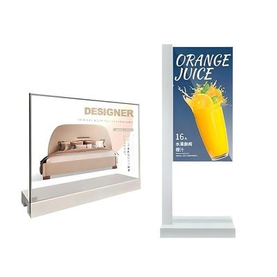 Exhibitions Transparent OLED Display Double Sided Digital Oled Clear Display