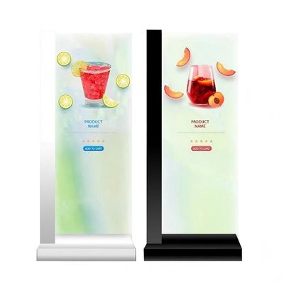 4K 55 Transparent Oled Display Interactive Touch For Exhibition Jewelry Luxury Display