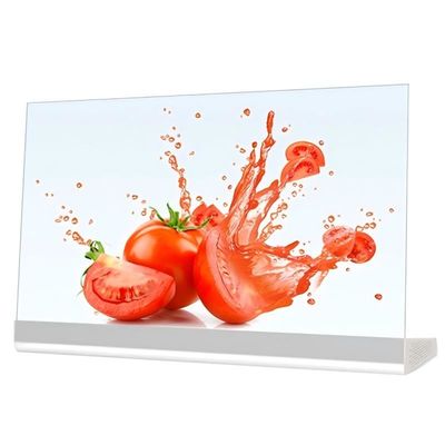 77 Inch See Through OLED Display Digital Kiosk With Aluminum Alloy Frame