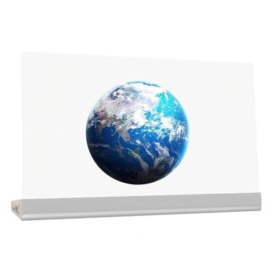77 Inch See Through OLED Display Digital Kiosk With Aluminum Alloy Frame
