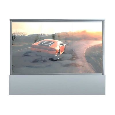 Shopping Mall Advertising See Through Lcd Screen High Transparency Full Color