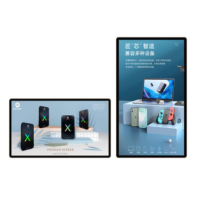 Floor Standing Android Digital Signage Lcd Advertising Display Video