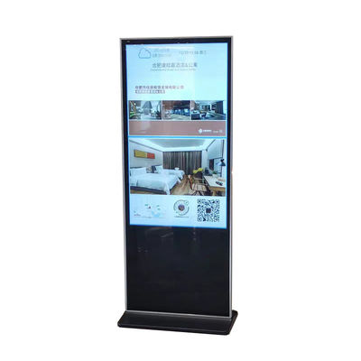 75" 43" 55 Inch Lcd Display Signage Indoor Totem Kiosk  Pen / Finger Touch