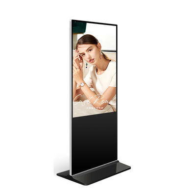 75" 43" 55 Inch Lcd Display Signage Indoor Totem Kiosk  Pen / Finger Touch