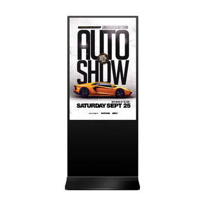 75" 43" 55 Inch Lcd Display Signage Indoor Totem Kiosk  Pen / Finger Touch