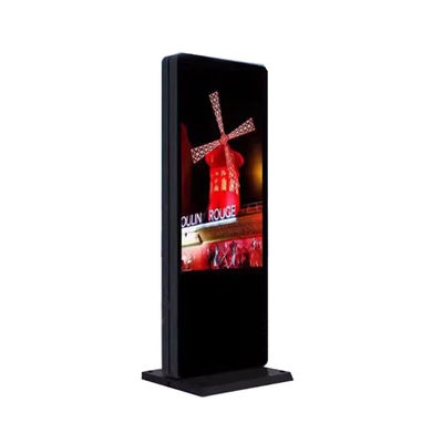 OEM Outdoor LCD Display  Digital Totem With Anti Reflective Screen And High Durability For Public Spaces