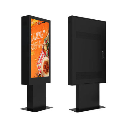 16.7M 55 Inch Billboard Lcd Screen Advertising Outdoor Kiosk Digital Signage Floor Standing