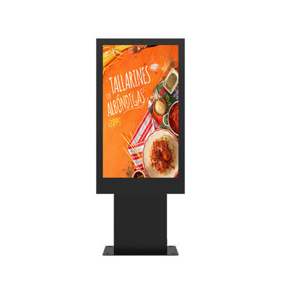 16.7M 55 Inch Billboard Lcd Screen Advertising Outdoor Kiosk Digital Signage Floor Standing