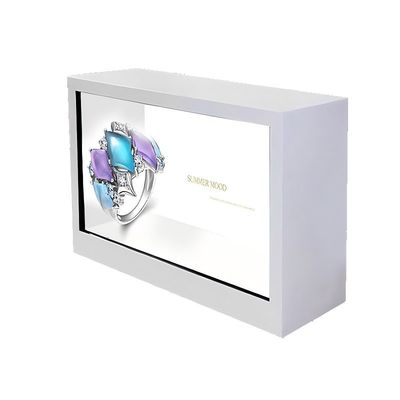 350cd/m2 Advertising Transparent Hologram Box Display Android Smart Translucent LCD