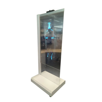 1920 X 1080 Intelligent Mobile AI Hologram Box Display 55 Inch  Interaction 3D Virtual Human Interactive Screen
