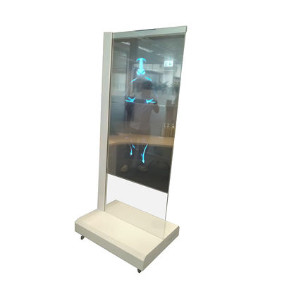1920 X 1080 Intelligent Mobile AI Hologram Box Display 55 Inch  Interaction 3D Virtual Human Interactive Screen