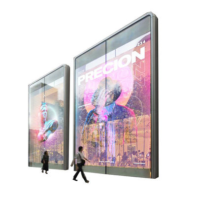 High Brightness Glass Flexible LED Film Indoor Outdoor SMD P3.9-7.8 Full Color Flexible Led Screen Wall