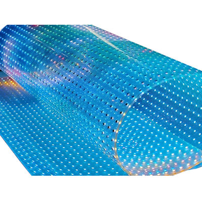 Ultra Thin LED Screen Film Transparent Curved Video Wall Commercial Flexible Led Display