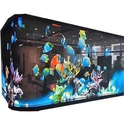 Ultra Thin LED Screen Film Transparent Curved Video Wall Commercial Flexible Led Display