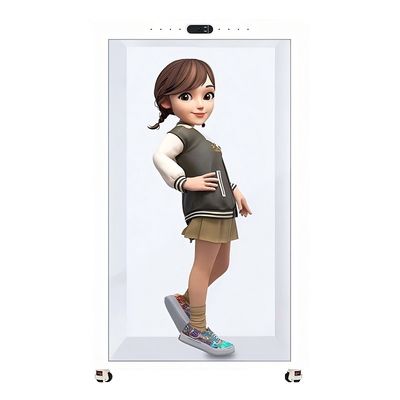 Màn hình hộp hologram trong suốt quảng cáo 350cd/m2, Android, LCD thông minh trong mờ