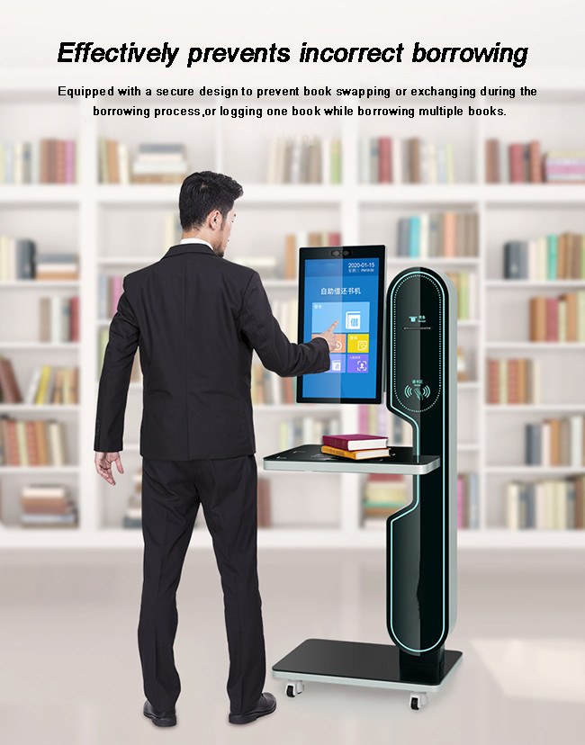 QR Code Payment Self Service Touch Screen Kiosks Compact Multitouch Kiosk